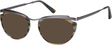 Savile Row SRO-027 sunglasses in Teal Horn