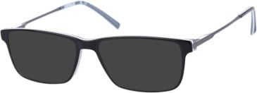 Caterpillar (CAT) CPO-3509 sunglasses in Black Grey Gunmetal