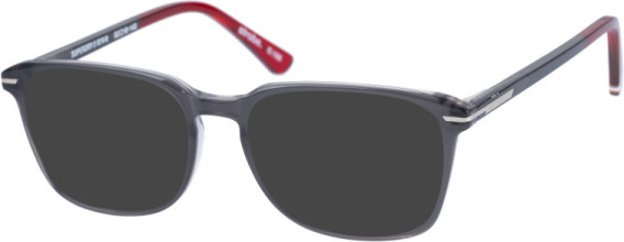 Superdry SDO-STROBE sunglasses in Grey Red