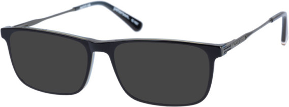 Superdry SDO-PETERSON sunglasses in Black Green