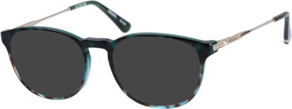 Superdry SDO-OLSON sunglasses in Teal Gold