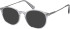 Savile Row SRO-024 sunglasses in Navy Silver