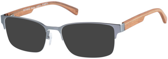 Botaniq BIO-1017 glasses in Matt Gunmetal Wood