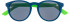 Hype HYS-HYPEROUND sunglasses in Navy Lime