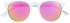 Hype HYS-HYPEROUND sunglasses in White Pink