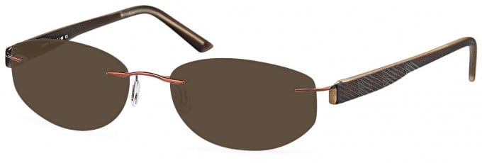 SFE reading sunglasses in Brown