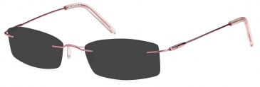 SFE reading sunglasses in Pink