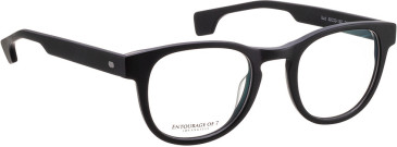 Entourage Of 7 KURT glasses in Matt Black