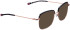 Bellinger CROWN-6 sunglasses in Rose Gold – Black