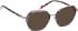 Bellinger QUEEN-2 sunglasses in Rose Gold – Grey