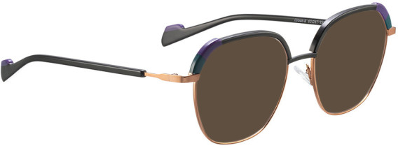 Bellinger CROWN-8 sunglasses in Black-Copper