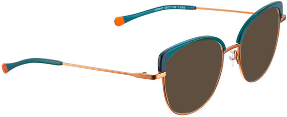 BELLINGER CROWN-4 sunglasses in Shiny Copper-Green