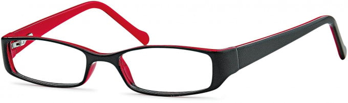 Kids glasses in Black/Red