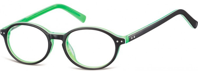 SFE-9826 Glasses in Black/Green
