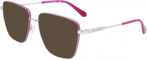 Calvin Klein Jeans CKJ21211 sunglasses in Gold/Violet