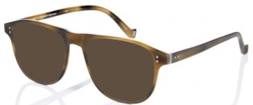 Hackett HEB202 sunglasses in Olive Horn UTX