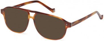 Hackett HEB210 sunglasses in Brown Horn UTX