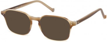 Hackett HEB224 sunglasses in Brown Horn UTX