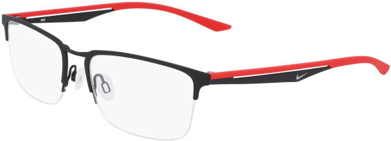 Nike 4313 glasses in Satin black/university red