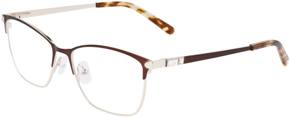 Marchon NYC M-4019 glasses in Brown/Gold