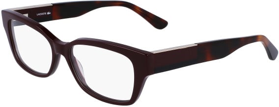 Lacoste L2907 glasses in Dark Red