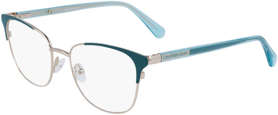 Calvin Klein Jeans CKJ22218 glasses in Gold/Petrol