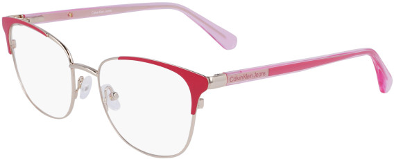 Calvin Klein Jeans CKJ22218 glasses in Gold/Pink