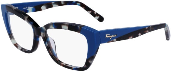 Salvatore Ferragamo SF2938 glasses in Blue Tortoise/Deep Turquoise