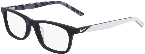 Nike NIKE 5547-46 glasses in Matte Black/Pure Platinum