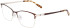 Marchon NYC M-4019 glasses in Brown/Gold