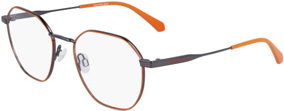 Calvin Klein Jeans CKJ22220 glasses in Dark Ruthenium/Orange