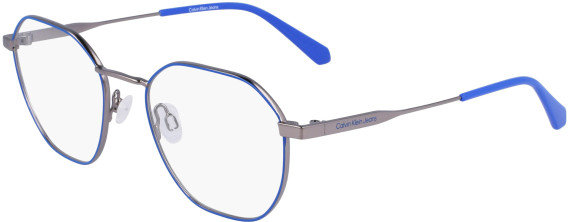 Calvin Klein Jeans CKJ22220 glasses in Light Ruthenium/Lightblue