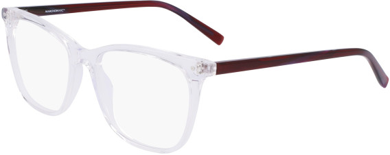 Marchon NYC M-5507-55 glasses in Clear Crystal/Horn