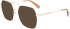 Longchamp LO2148 glasses in Gold/Brown