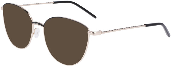 DKNY DK1027 glasses in Black/Gold