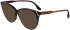 Victoria Beckham VB2632 glasses in Dark Brown Horn