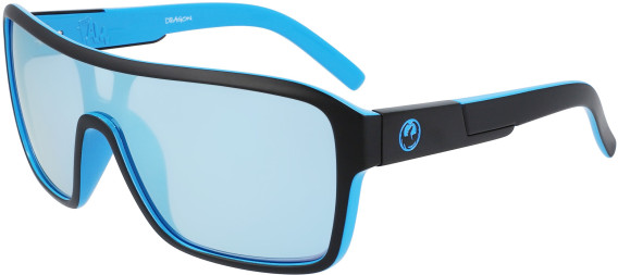 Dragon DR THE REMIX LL ION glasses in Matte black/ll sky blue ion