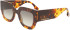 Victoria Beckham VB606S glasses in Dark havana fade
