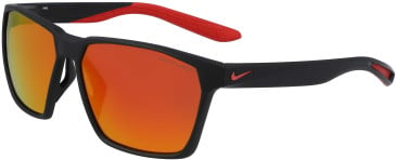 Nike MAVERICK P EV1097 glasses in Mt black/polargreyw/red mirror