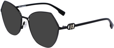Karl Largerfield KL343 sunglasses in Black