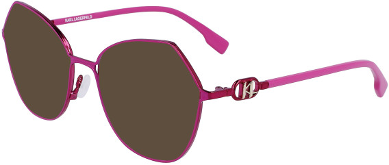 Karl Largerfield KL343 sunglasses in Pink