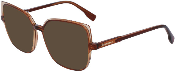 Karl Largerfield KL6096 sunglasses in Brown/Light Brown