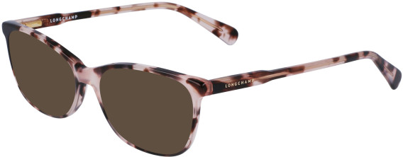 Longchamp LO2708-53 sunglasses in Rose Havana
