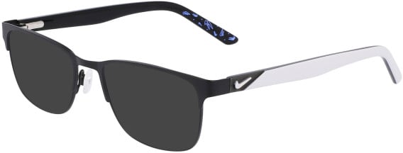 Nike NIKE 5591 sunglasses in Satin Black/Pure Platinum