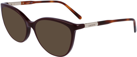 Lacoste L2911 sunglasses in Dark Red