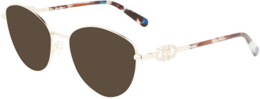 Salvatore Ferragamo SF2220R sunglasses in Light Gold