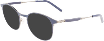 Salvatore Ferragamo SF2567 sunglasses in Light Ruthenium / Blue