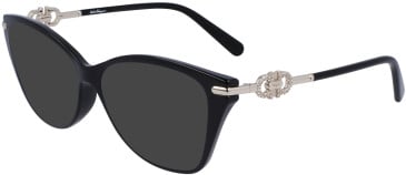 Salvatore Ferragamo SF2937R sunglasses in Black