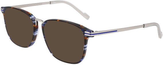 Zeiss ZS22707 sunglasses in Textured Blue/Brown