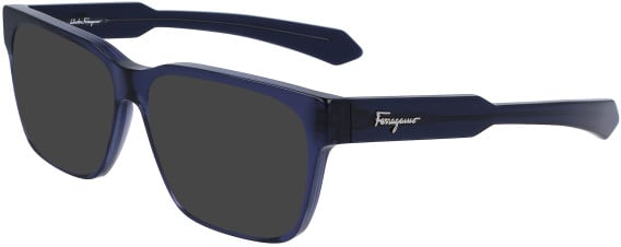 Salvatore Ferragamo SF2941 sunglasses in Transparent Dark Blue